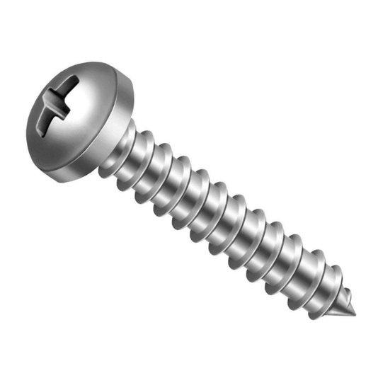 Kit 150 Parafuso Inox Phillips 4,8 x 45 c/ Bucha e Arruela