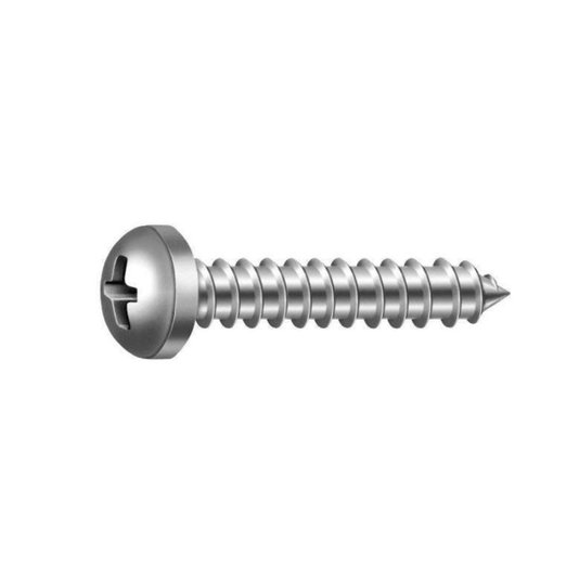 Kit 150 Parafuso Inox Phillips 4,8 x 45 c/ Bucha e Arruela