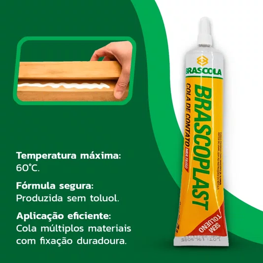 Kit 2 Cola Vinil 17g para Lona Piscina Barraca Pvc Brascola
