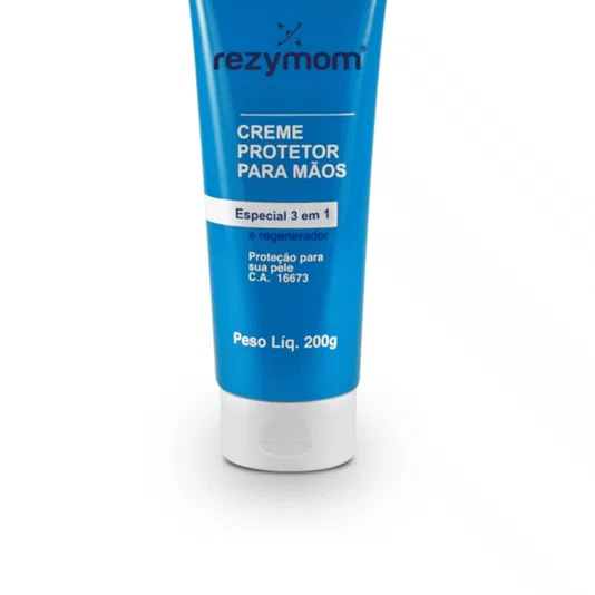 Kit 2 Creme Protetor P/ Mãos 3 em 1 Regenerador Rezymom 200g