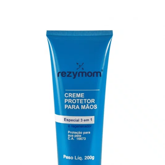 Kit 2 Creme Protetor P/ Mãos 3 em 1 Regenerador Rezymom 200g