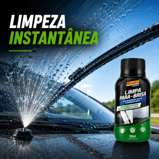Kit 2 Limpa Para-brisa 100ml Automotivo Visibilidade Máxima