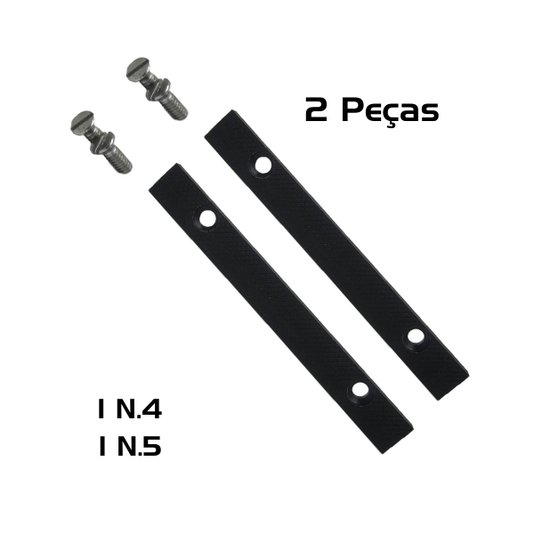 Kit 2 Mordente Torno de Bancada Morsa N.4 + N.5