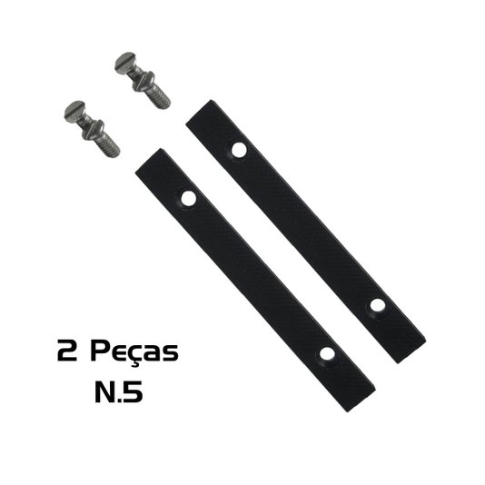 Kit 2 Mordente Torno de Bancada Morsa N.5 Metalsul