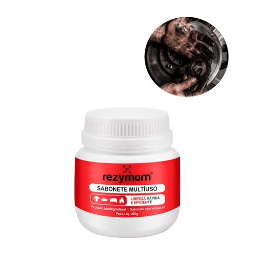 Kit 2 Sabonete Limpa Mãos Multiuso Pote 250 Gramas Rezymom