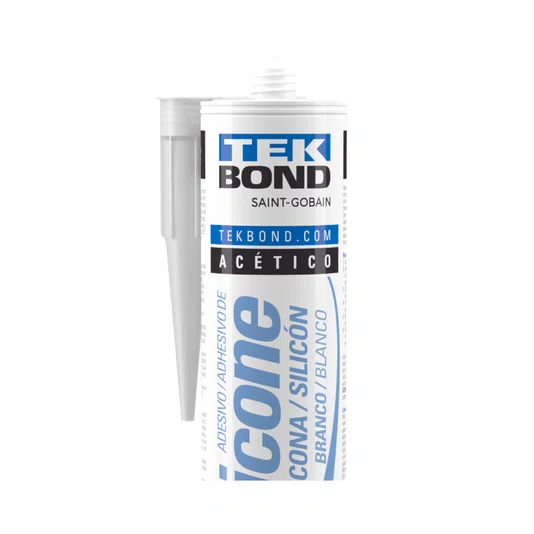 Kit 2 Silicone Branco Acético 256g Tekbond