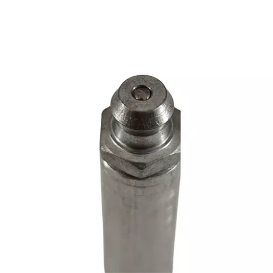 Kit 5 Graxeira Reta Longa Rosca 3/8 Bsp 1/8 Gas 28 Fios