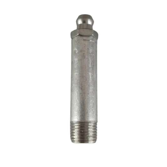 Kit 5 Graxeira Reta Longa Rosca 3/8 Bsp 1/8 Gas 28 Fios