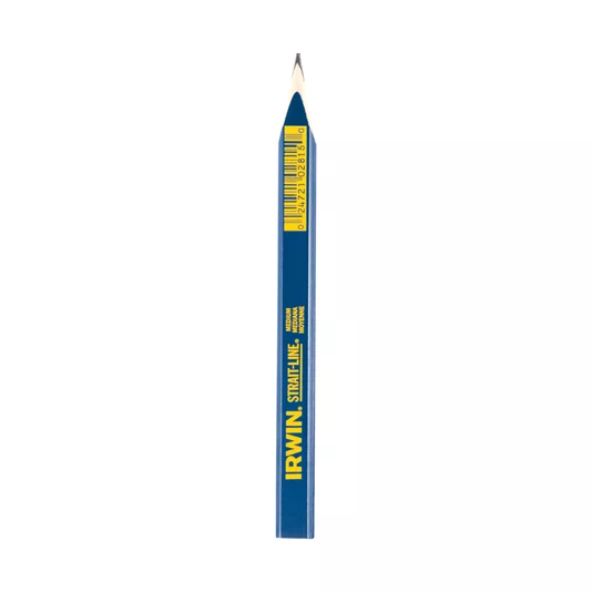 Kit 5 Lápis para Carpinteiro Grafite 18cm Irwin
