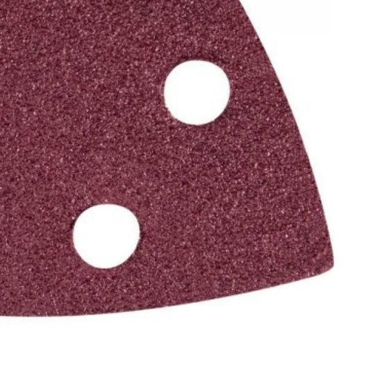 Kit 5 Lixas Triangular para Multiferramenta Madeira Grão 180