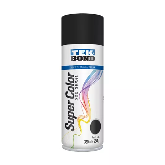 Kit 5 Tinta Spray Uso Geral 350ml 250g - Tekbond