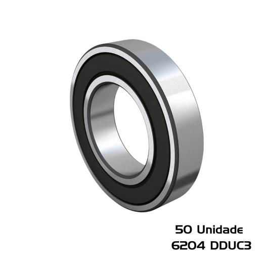 Kit 50 Rolamento 6204 DDUC3 20x47x14 Radial Dmr