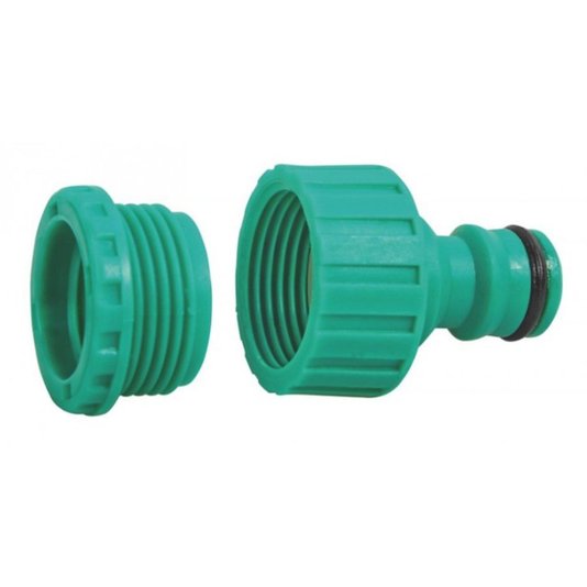 Kit Engate Rápido Plástico c/Bico p/Mangueira Jardim 1/2"
