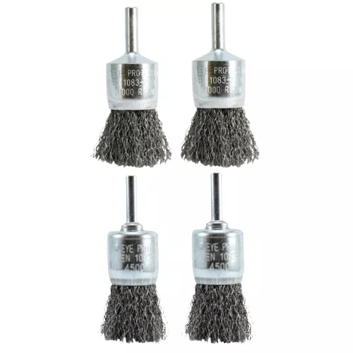 Kit Escova de Aço Ondulada Tipo Pincel 10,16,25,32 x16 Pequi