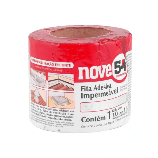 Kit Fita Adesiva Impermeável 10cm X 10m Nove54 - 2 Unidades