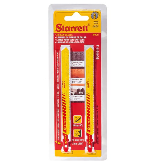 Lâmina de Serra Tico Tico 100mm 10-14d Bu41014-2 Starrett