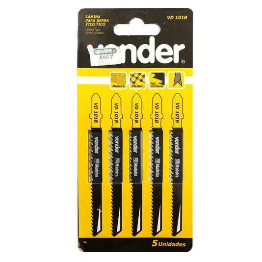 Lâmina de Serra Tico-tico para Madeira 10 Dentes Vonder