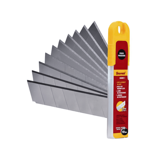 Lâmina para Estilete Largo 18mm Blister C/ 10 Und Starrett