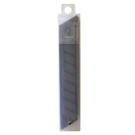 Lâmina para Estilete Largo 18mm C/ 10 Und Ajax