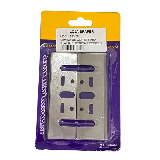 Lamina para Plaina Eletrica em Aço Rapido