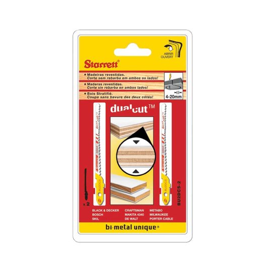 Lâmina Serra Tico Tico Bi-metal 50mm Bu2dcs-2 Starrett