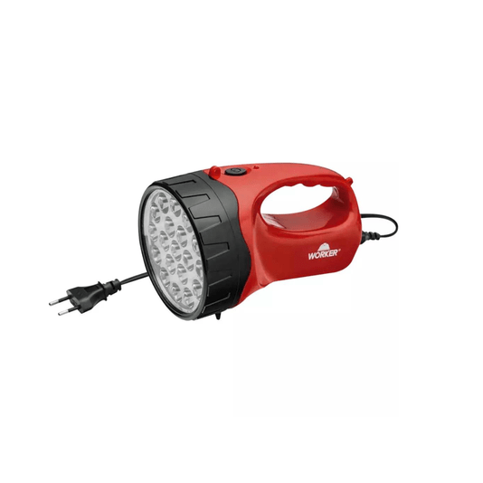 Lanterna com Bateria Recarregável 21 Leds Worker