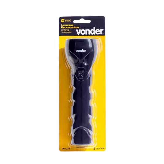 Lanterna Led Bateria Recarregavel 9 Led Bivolt Lrv225 Vonder