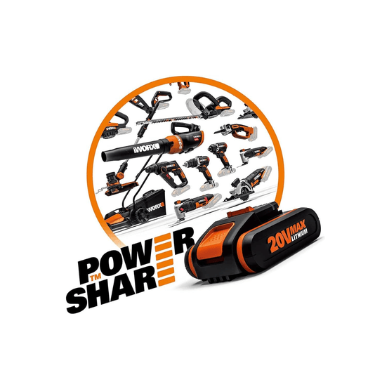Lavadora de Pressão a Bateria 20v Hydroshot Wg620e Worx