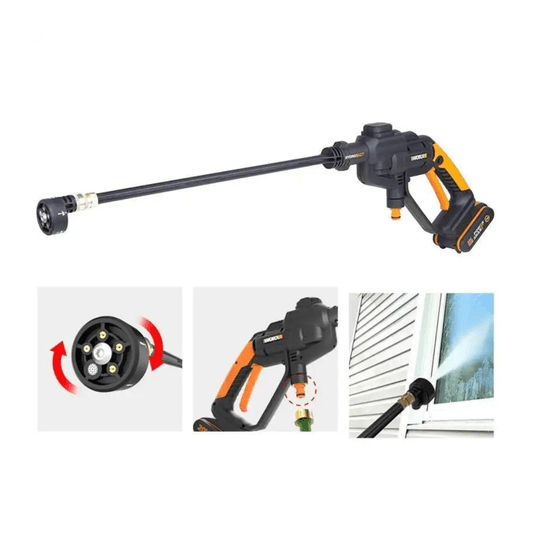 Lavadora de Pressão a Bateria 20v Hydroshot Wg620e Worx