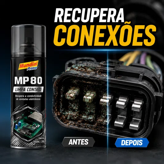 Limpa Contato Spray 300ml Recupera Conexões Elétricas