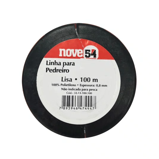 Linha Nylon para Pedreiro 0,8 X 100 Metros Nove54