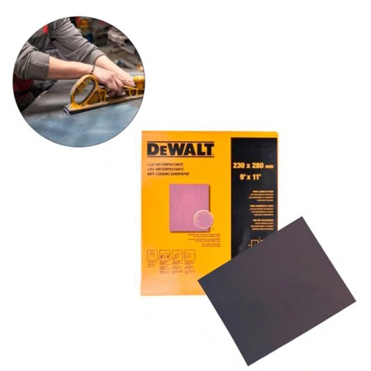 Lixa D Água Polimento Grão P100 Daw2 23x28cm Dewalt 5 UND