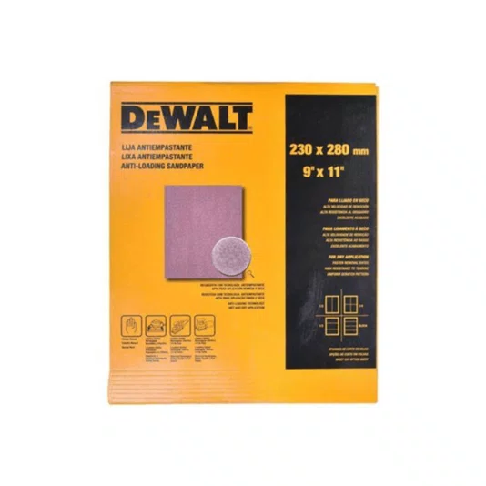Lixa D Água Polimento Grão P100 Daw2 23x28cm Dewalt 5 UND