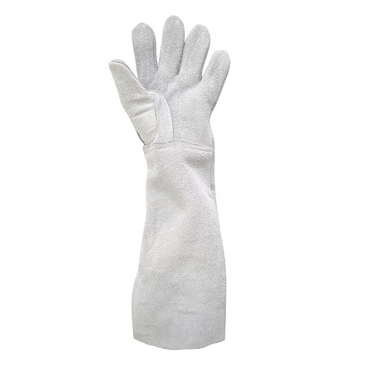 Luva de Raspa de Couro Punho Longo 30cm