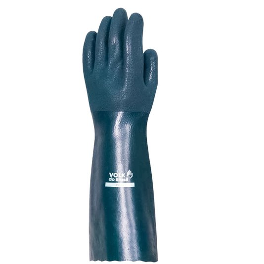 Luva de Segurança Pvc com Forro 45cm - Volk