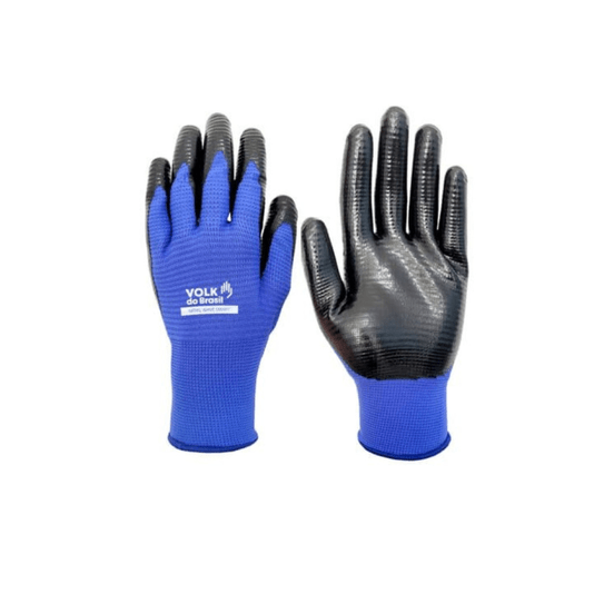 Luva Revestida com Latex Nitrílico Nitril Wave Tamanho M Volk