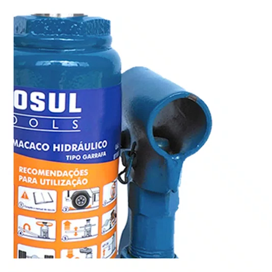 Macaco Garrafa 2 Toneladas com Maleta Hidráulico Riosul Tools