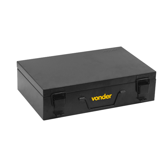 Maleta Metálica para Ferramentas 400 X 250 X 100mm Vonder