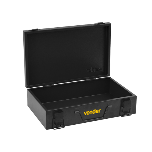 Maleta Metálica para Ferramentas 400 X 250 X 100mm Vonder