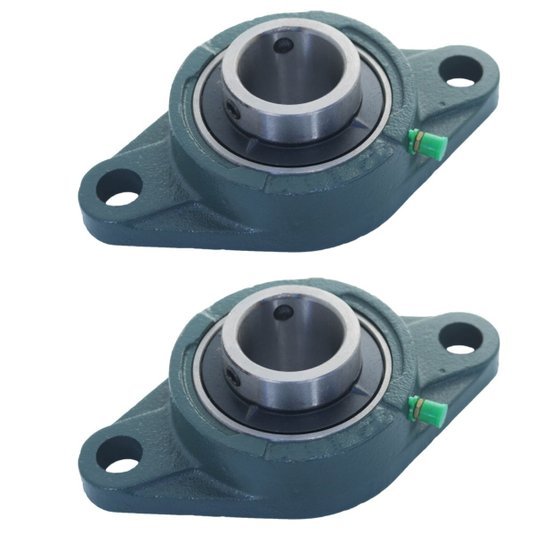 Mancal Flange com Rolamento UC205-16 Eixo 25,40mm Kit 2 Und