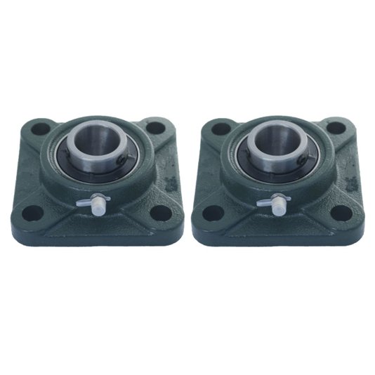 Mancal Quadrado Flange com Rolamento Ucf203 2 Und