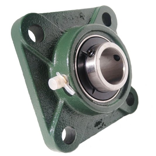 Mancal Quadrado Flange com Rolamento Ucf203 2 Und