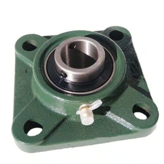 Mancal Quadrado Flange F207 + Rolamento Uc207-20 - 31,75mm