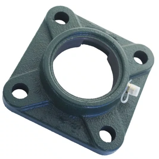 Mancal Quadrado Flange F207 + Rolamento Uc207-20 - 31,75mm