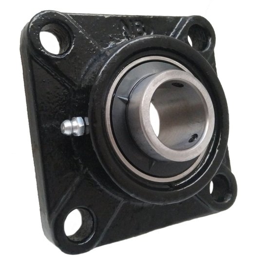 Mancal Quadrado Flange + Rolamento UCF205 NB 2 Unidade