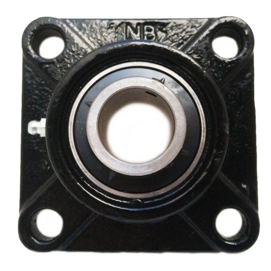 Mancal Quadrado Flange + Rolamento UCF205 NB 2 Unidade