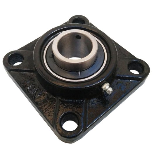 Mancal Quadrado Flange + Rolamento UCF205 NB 2 Unidade