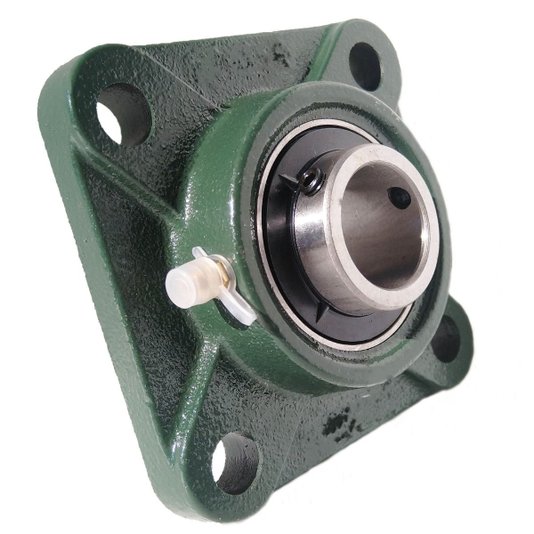 Mancal Quadrado Flange + Rolamento Ucf206 Ucf 206 Eixo 30mm