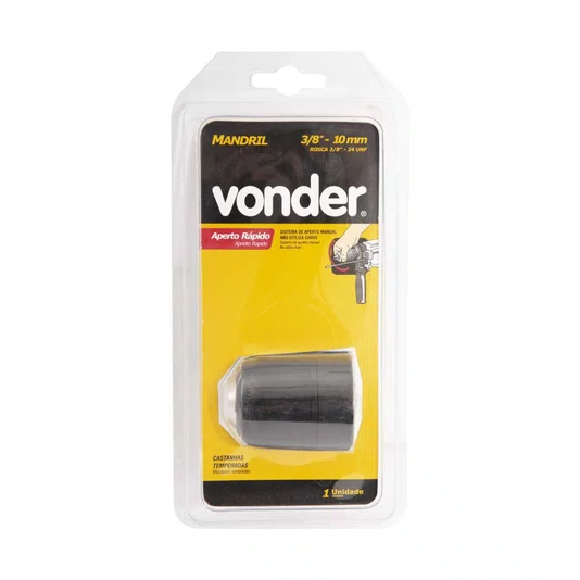 Mandril Aperto Rápido 10l 3/8 X 24 - Vonder