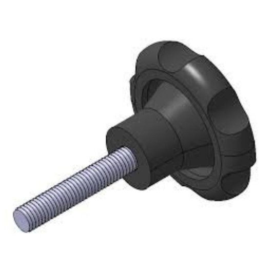 Manipulo Inox Macho M10X60mm 6040 Modelo Margarida 25 Und